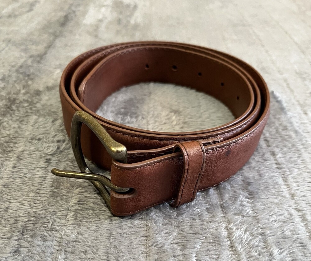 Tecovas Brown Handmade Genuine US Calfskin Leather Belt Size 42 Western Cowboy